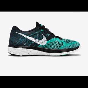 Women’s Nike Flyknit Lunar 3 in Black/White/Teal